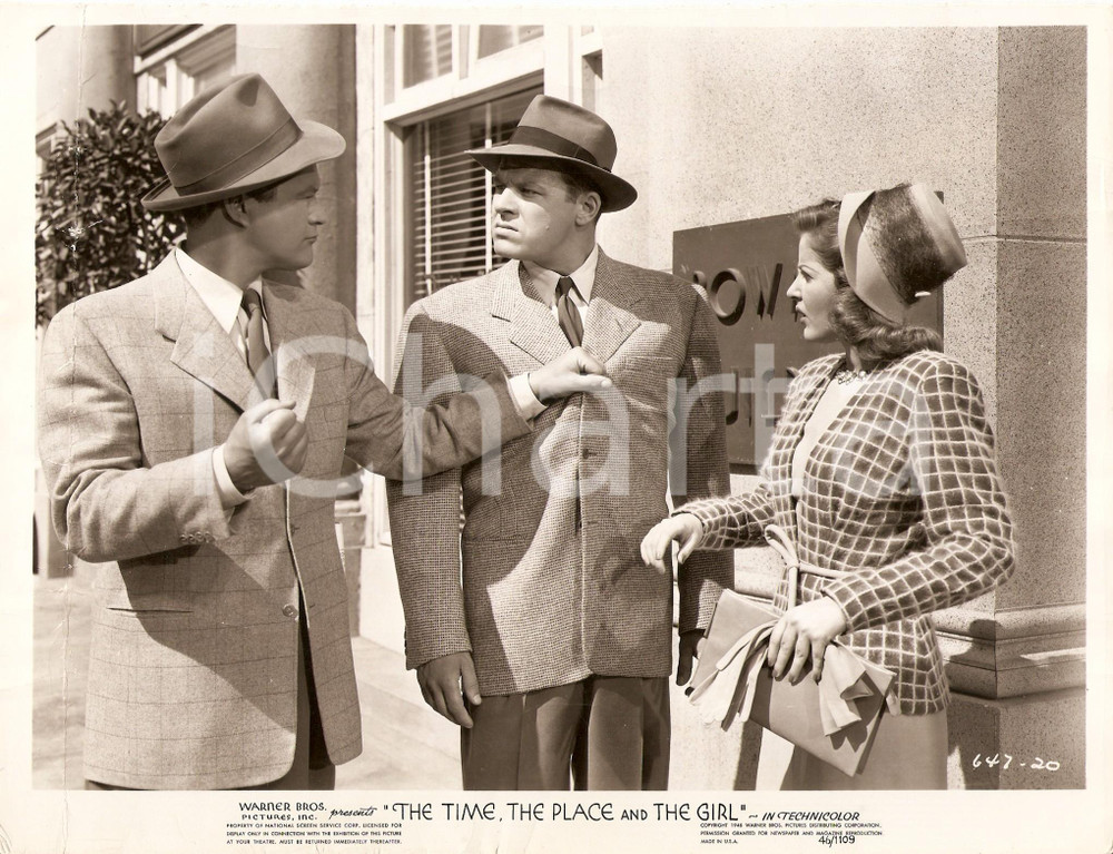 Fotografia d epoca originale 1946 THE TIME, THE PLACE AND THE GIRL Dennis MORGAN Martha VICKERS Jack CARSON 1