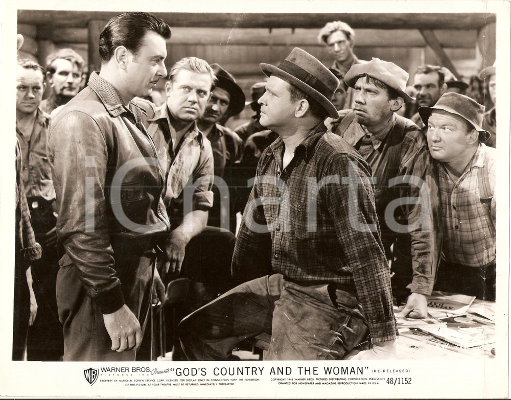 Materiale cinematografico d’epoca 1937 GOD S COUNTRY AND THE WOMAN George BRENT Barton MACLANE Foto di scena 1