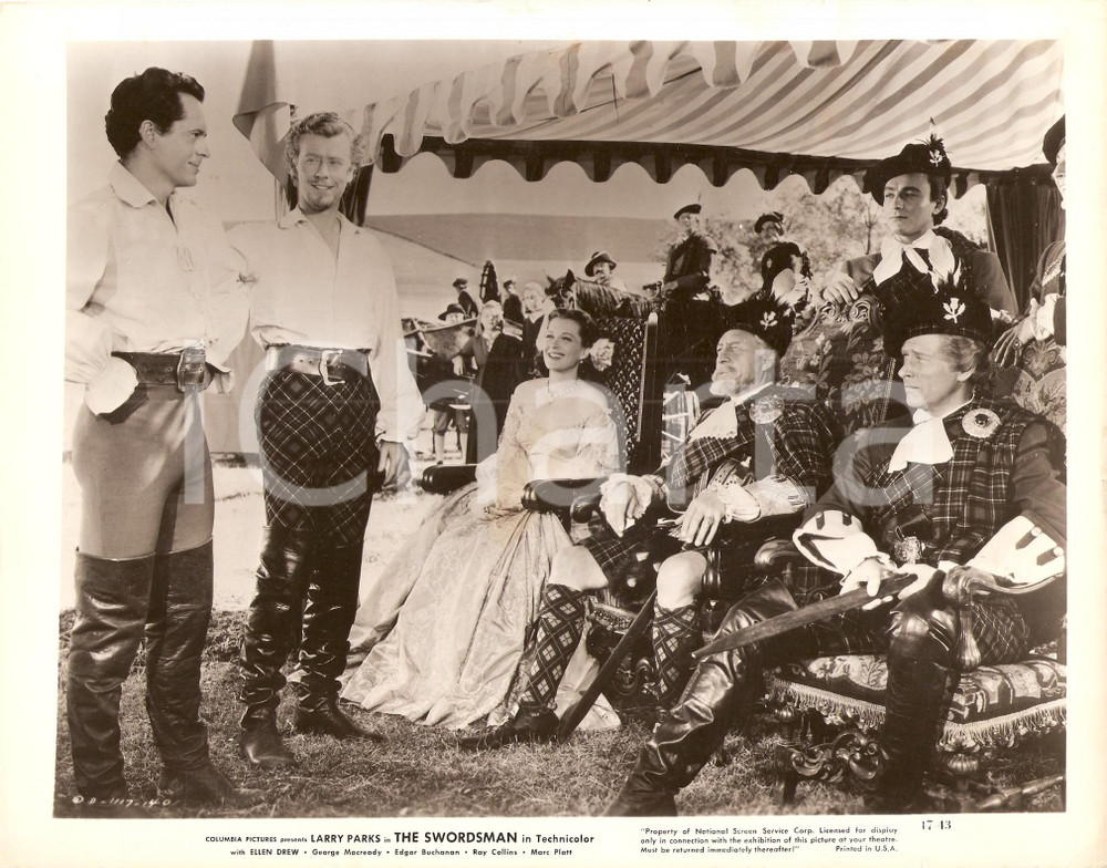 Materiale cinematografico d’epoca 1948 THE SWORDSMAN Larry PARKS Ellen DREW Regia Jospeh H. LEWIS Foto di scena 1