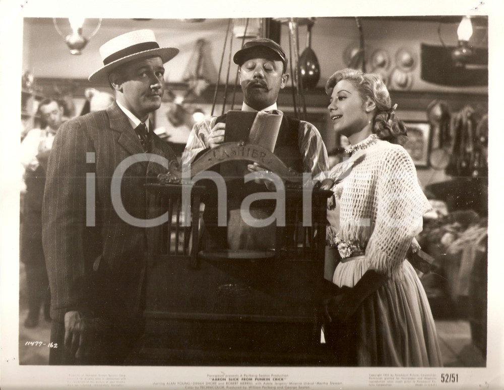 Fotografia d epoca originale 1952 AARON SLICK FROM PUNKIN CRICK Alan YOUNG Dinah SHORE all emporio Foto 1