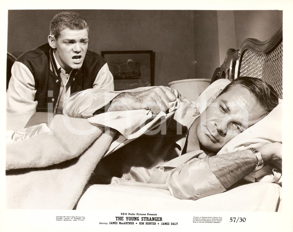 Fotografia d epoca originale 1957 YOUNG STRANGER James MACARTHUR James DALY Movie by John FRANKENHEIMER Foto 1