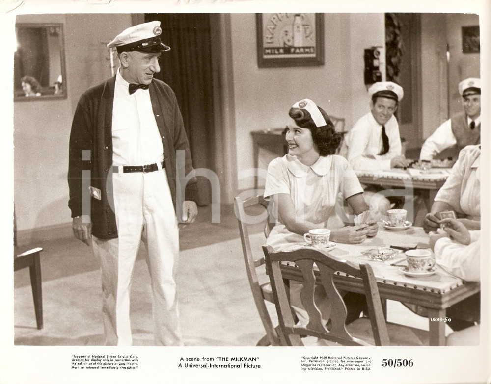 Fotografia d epoca originale 1950 THE MILKMAN Jimmy DURANTE nel film di Charles BARTON Foto di scena 1