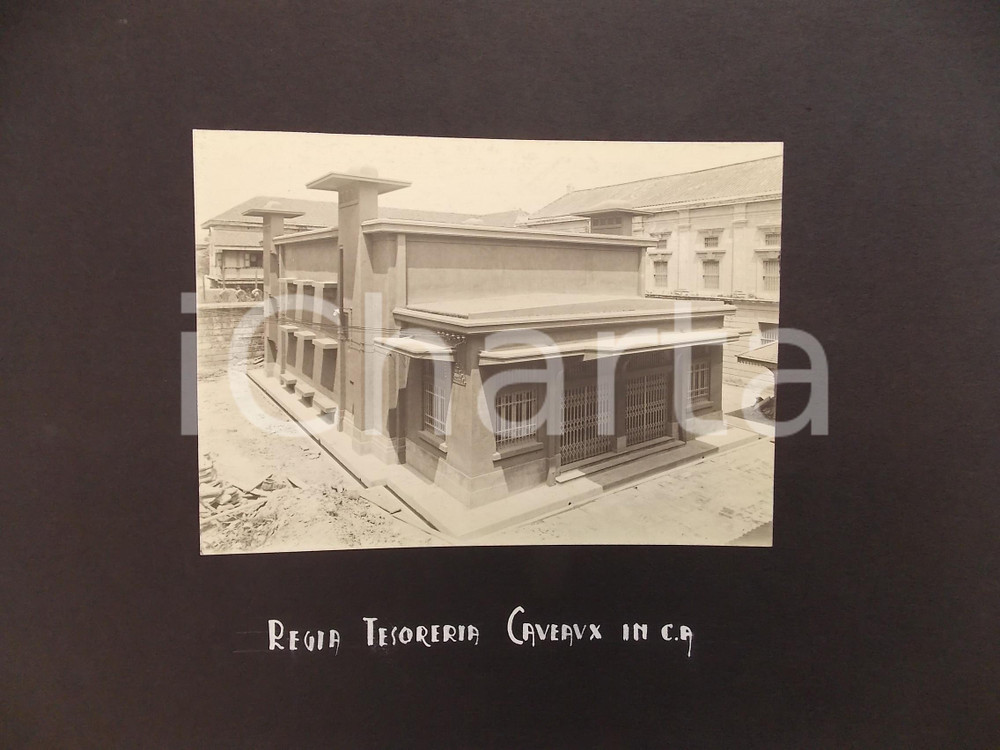 1920 ca BANGKOK Regia Tesoreria - Nuovo caveau in cemento armato *Foto RARA