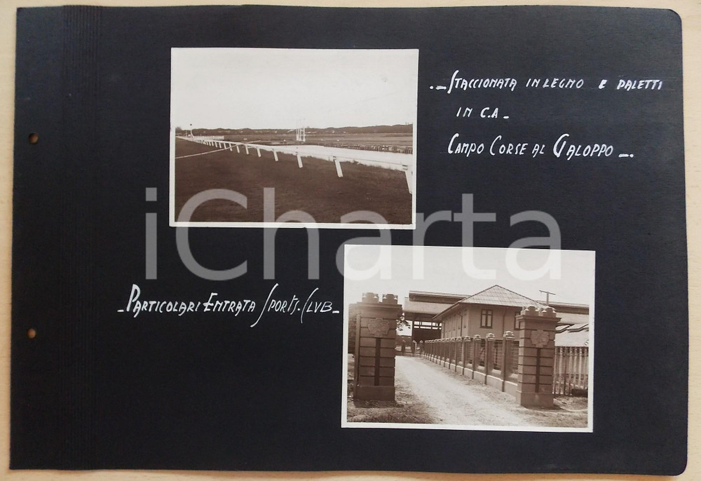 Fotografia d epoca originale 1920 ca BANGKOK Ippodromo campo galoppo  Sports Club Lotto 2 foto RARE 1