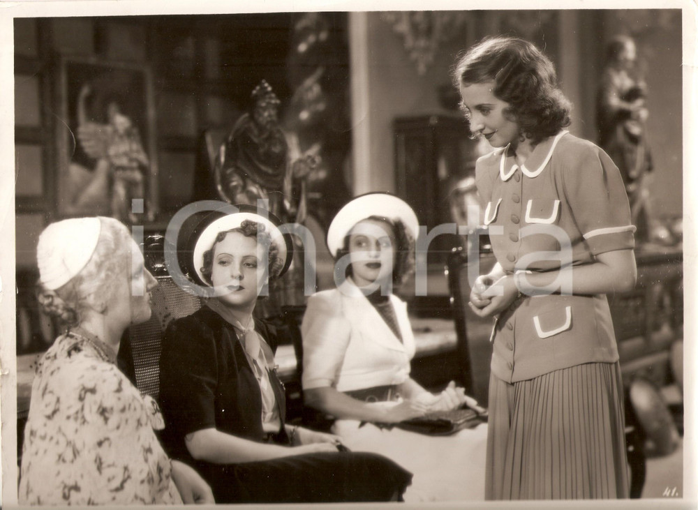 Fotografia d epoca originale 1938 UNSERE KLEINE FRAU Jola JOBST in una scena del film di Paul VERHOEVEN Foto 1