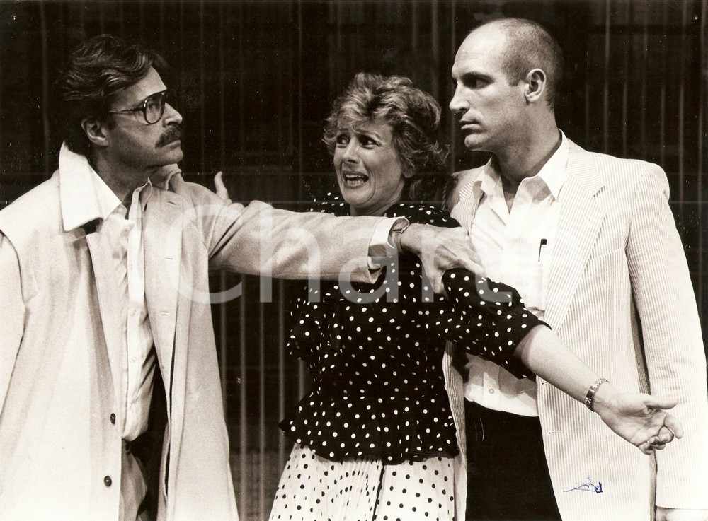 Fotografia d epoca originale 1983 TEATRO  SCHIJN BEDRIEGT Pleuni TOUW Ton KUYL Hugo METSERS Foto 1