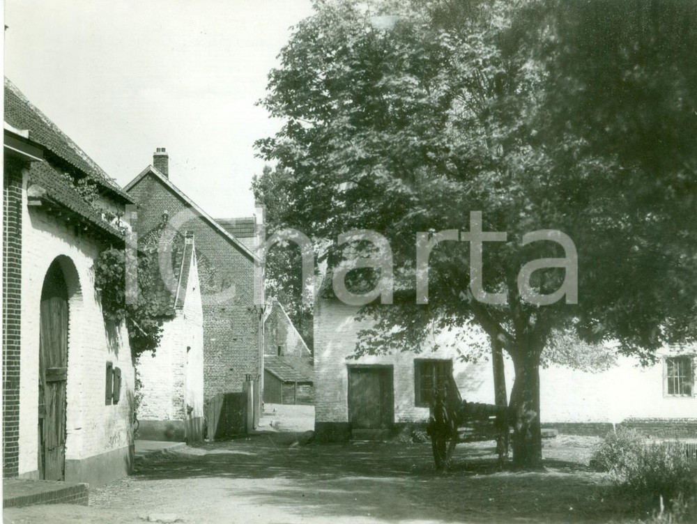 Fotografia d epoca originale 1960 ca UTRECHT OLANDA Edifici del campeggio di BOERENERF Fotografia 1