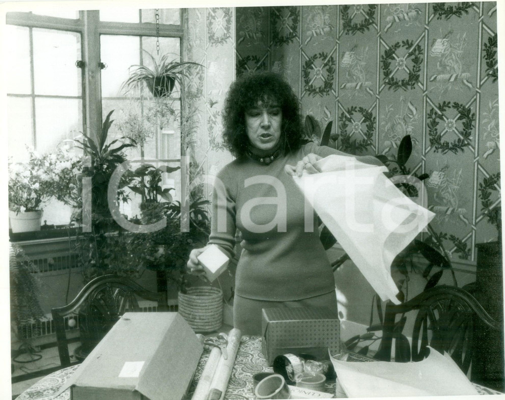 Fotografia d epoca originale 1980 NEW YORK CITY Emma FRIED si inventa il lavoro di moglie surrogata Foto 1