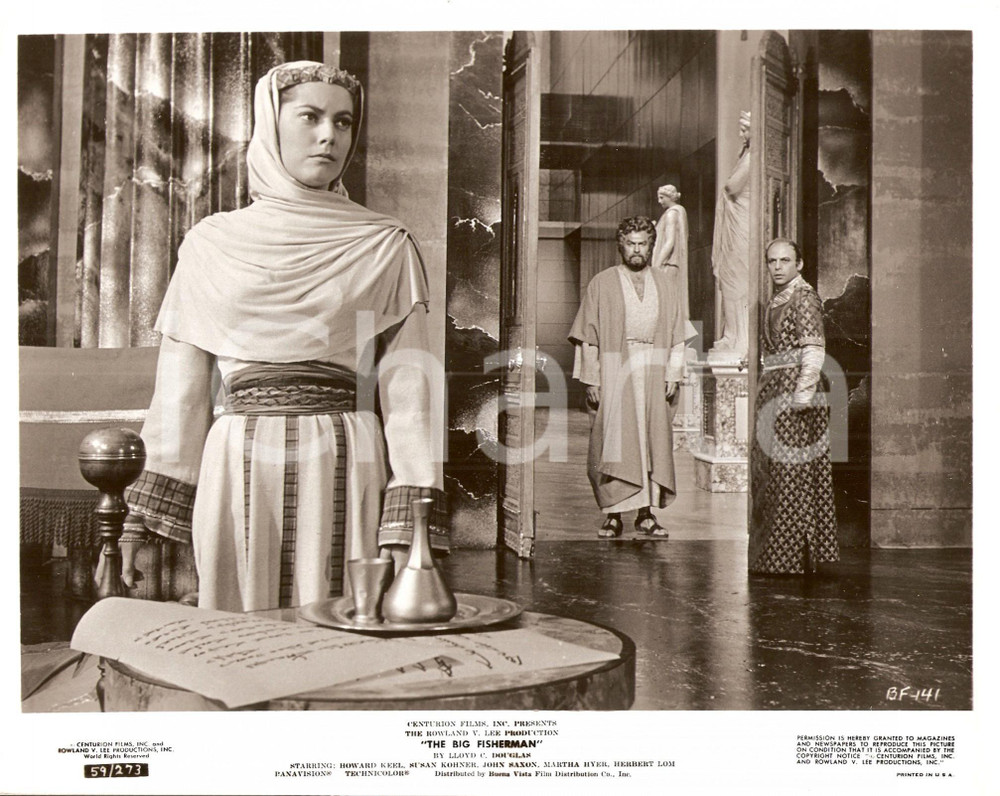 Fotografia d epoca originale 1959 BIG FISHERMAN John SAXON Howard KEEL Susan KOHNER Regia Frank BORZAGE Foto 1