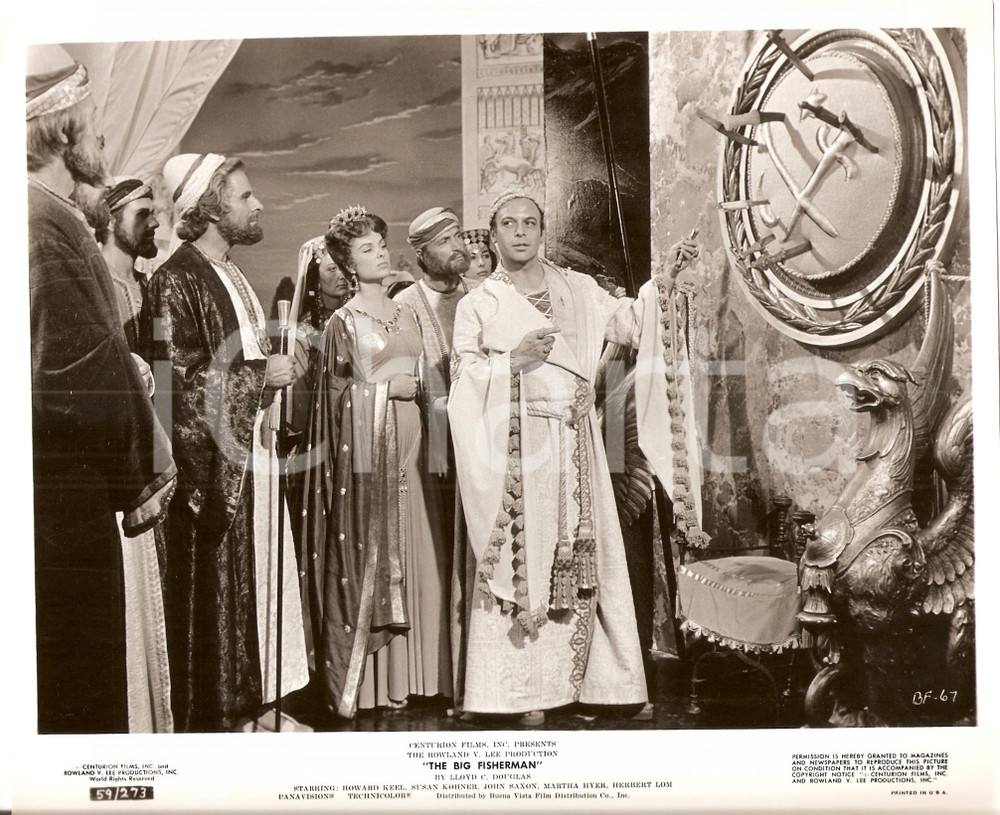 Fotografia d epoca originale 1959 BIG FISHERMAN John SAXON Howard KEEL Susan KOHNER Regia Frank BORZAGE Foto 1