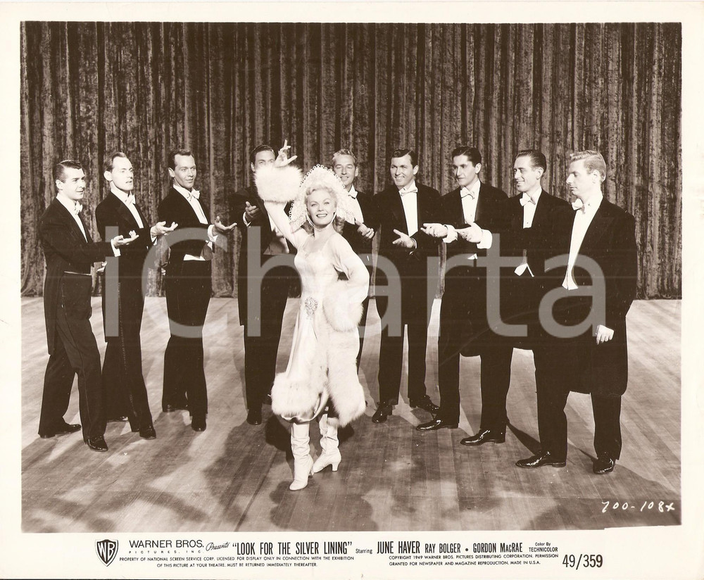 Fotografia d epoca originale 1949 LOOK FOR THE SILVER LINING June HAVER ballerini in frac David BUTLER Foto 1