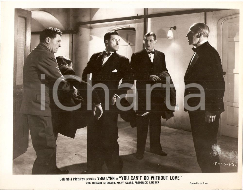 Fotografia d epoca originale 1944 ONE EXCITING NIGHT Malviventi nascondono cadavere a Frederick LEISTER Foto 1