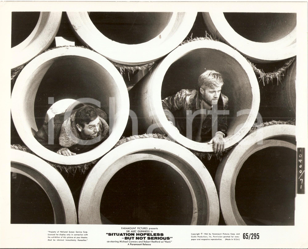 Fotografia d epoca originale 1965 SITUATION HOPELESS BUT NOT SERIOUS Robert REDFORD Mike CONNORS Tubi Foto 1