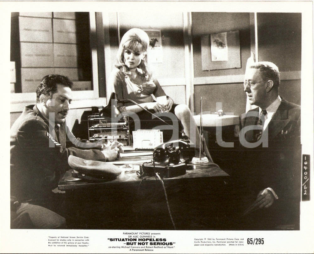 Fotografia d epoca originale 1965 SITUATION HOPELESS BUT NOT SERIOUS Frank WOLFF Alec GUINNESS Foto 1
