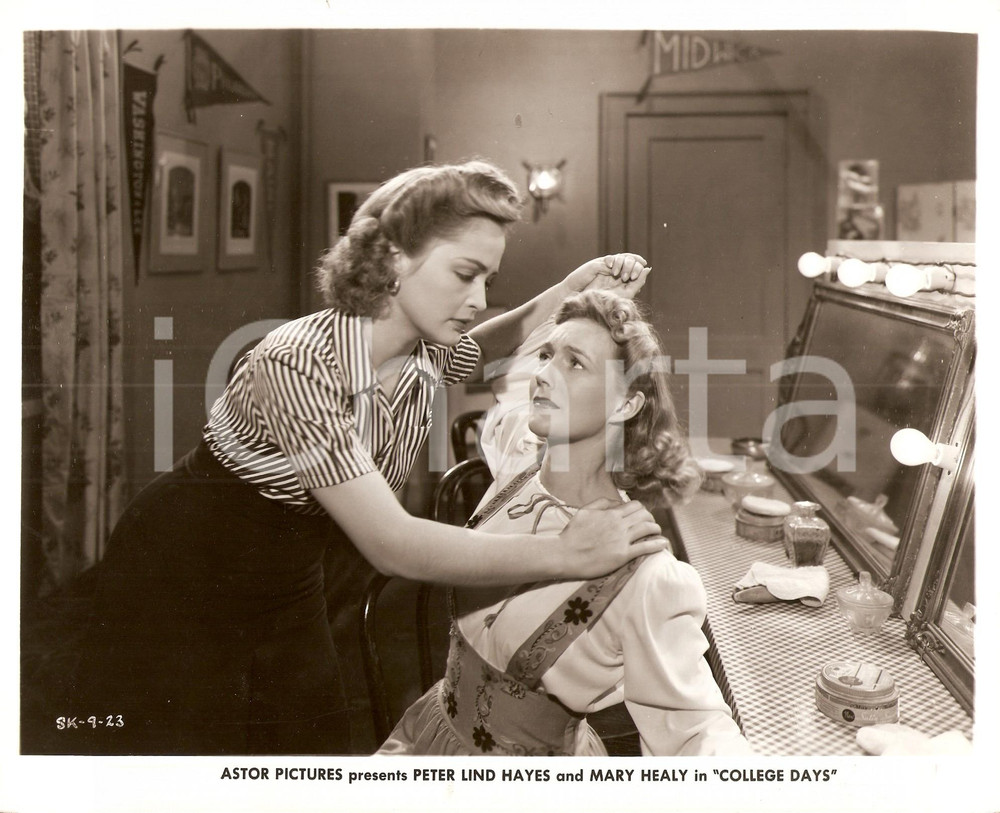 Fotografia d epoca originale 1941 ZIS BOOM BAH Mary HEALY Jan WILEY botte in camerino Regia William NIGH Foto 1