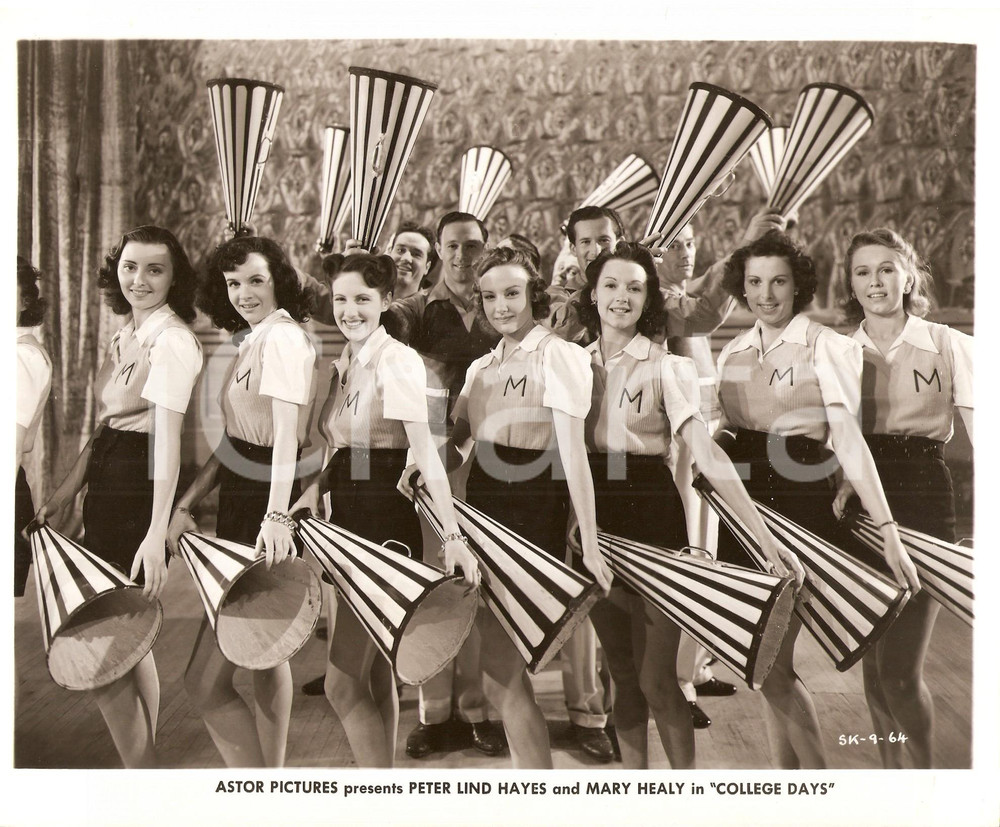 Fotografia d epoca originale 1941 ZIS BOOM BAH Ballerini con megafoni Regia di William NIGH Foto 1