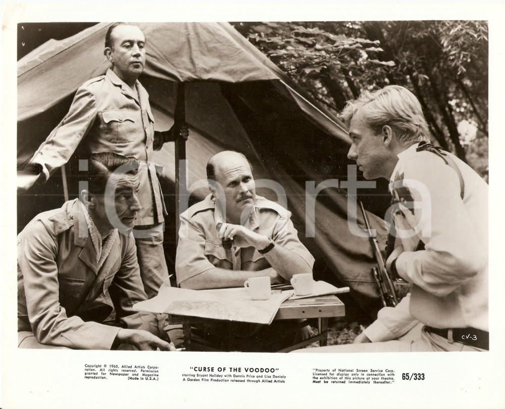 Fotografia d epoca originale 1965 CURSE OF THE VOODOO Dennis PRICE Tony THAWNTON Michael NIGHTINDALE Foto 1