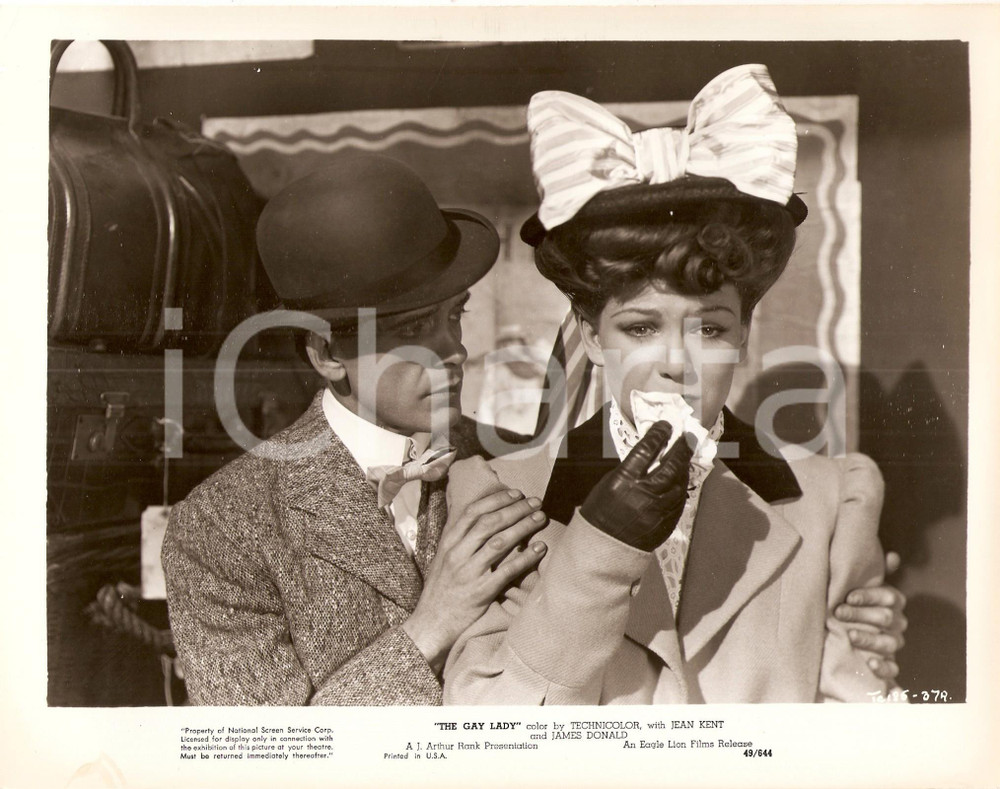 Fotografia d epoca originale 1949 TROTTIE TRUE Bill OWEN consola Jean KENT Regia Brian Desmond  HURST Foto 1