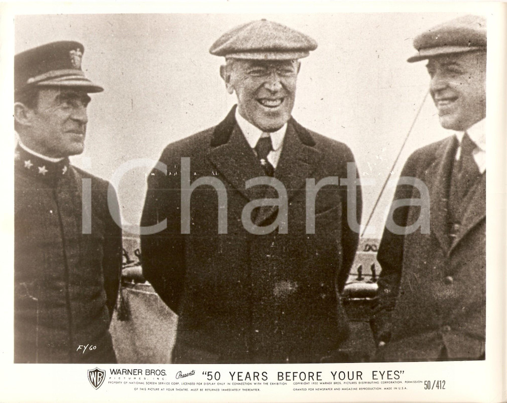 Fotografia d epoca originale 1950 50 YEARS BEFORE YOUR EYES Thomas Woodrow WILSON Regia Robert YOUNGSON Foto 1