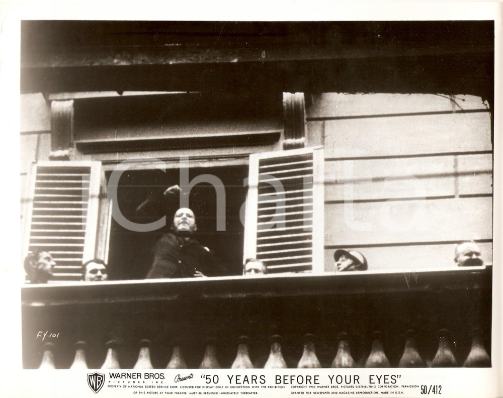 Fotografia d epoca originale 1950 50 YEARS BEFORE YOUR EYES Benito MUSSOLINI Regia Robert YOUNGSON Foto 1