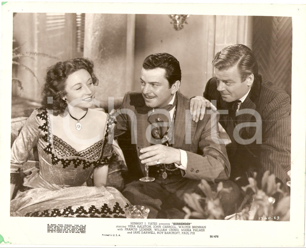 Fotografia d epoca originale 1950 SURRENDER John CARROLL Vera RALSTON William CHING Regia Allan DWAN Foto 1