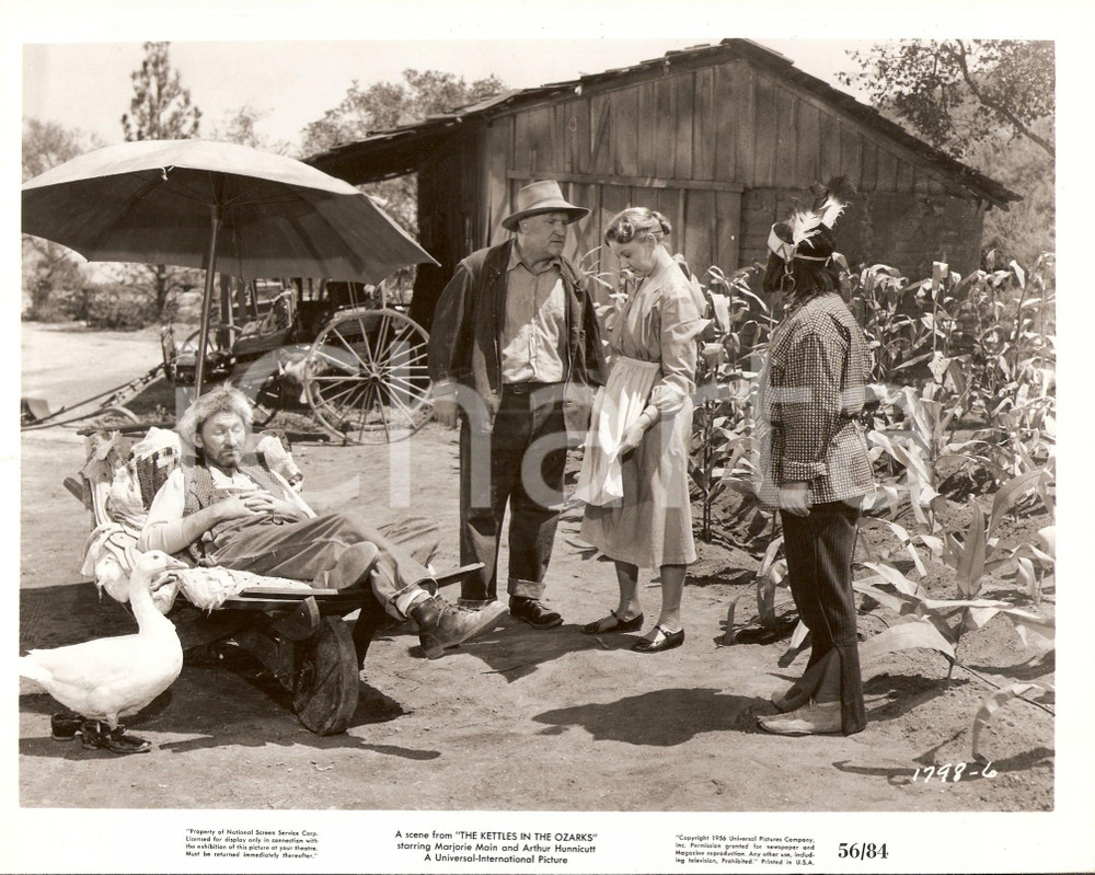 Fotografia d epoca originale 1956 KETTLES IN THE OZARKS Arthur HUNNICUTT Una MERKEL Indiano d America Foto 1