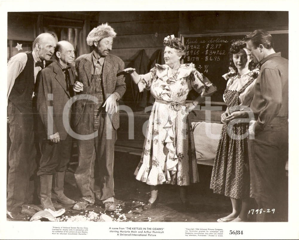 Fotografia d epoca originale 1956 KETTLES IN THE OZARKS Marjorie MAIN Arthur HUNNICUTT Charles LAMONT Foto 1