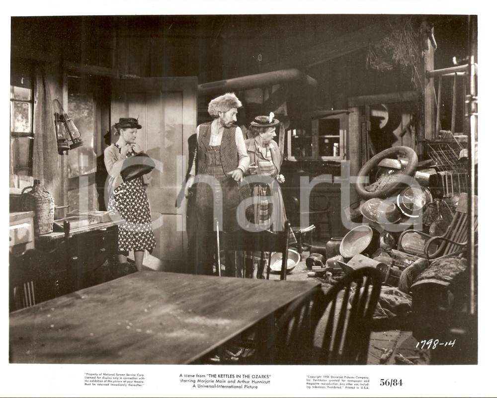 Fotografia d epoca originale 1956 KETTLES IN THE OZARKS Marjorie MAIN Una MERKEL Arthur HUNNICUTT Foto 1