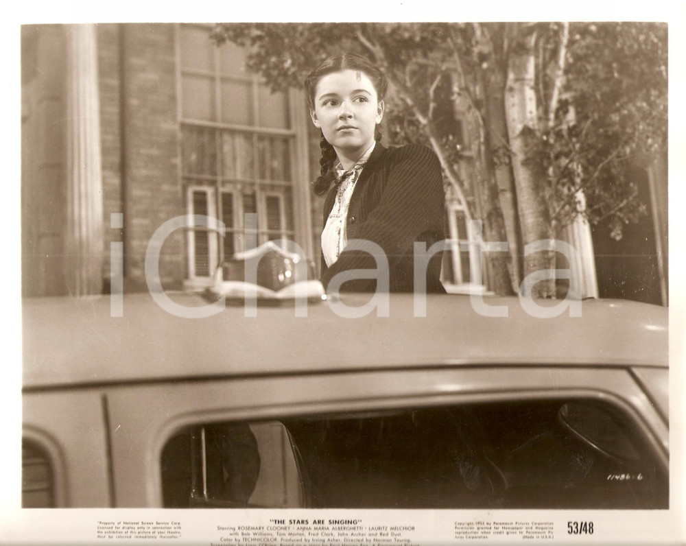 Fotografia d epoca originale 1953 STARS ARE SINGING Anna Maria ALBERGHETTI Regia Norman TAUROG Foto 1