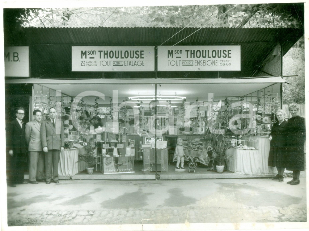 Fotografia d epoca originale 1955 ca SAINTETIENNE F Esposizione della Maison THOULOUSE Fotografia 1