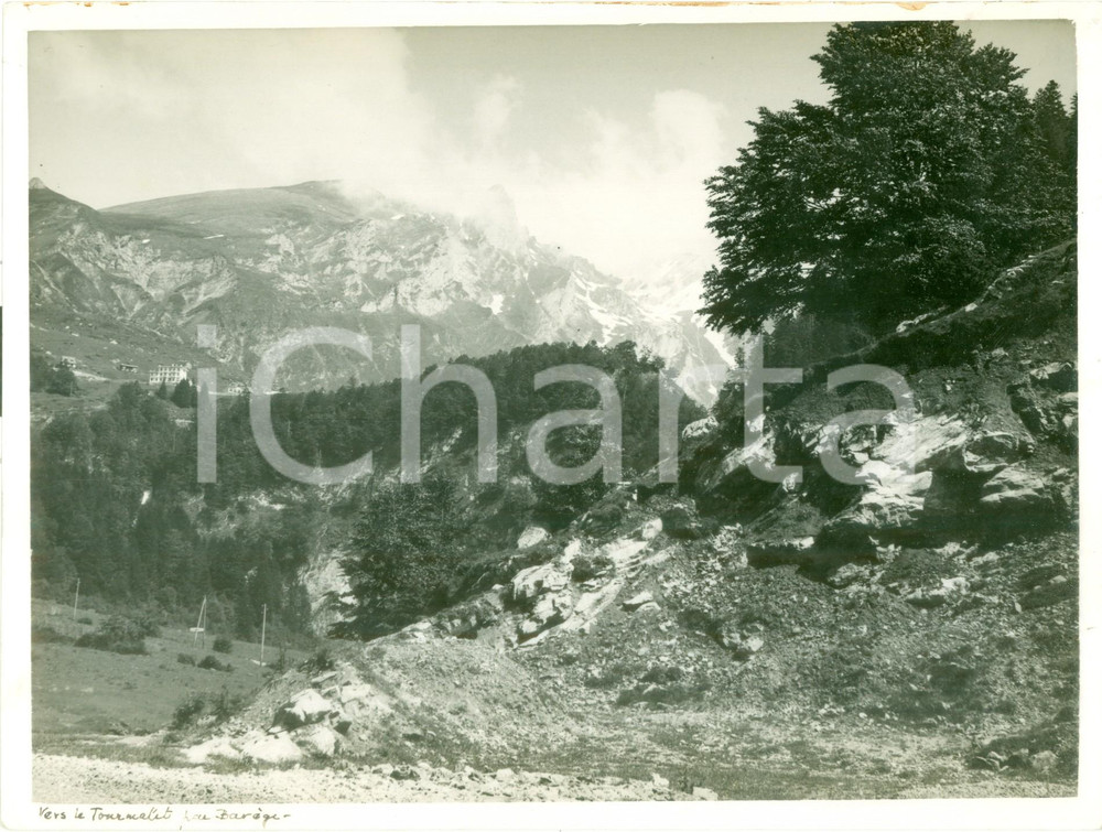 Fotografia d epoca originale 1960 ca BAREGES F Scorcio verso il Colle del TOURMALET Fotografia 1