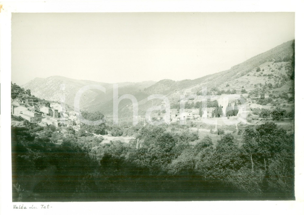Fotografia d epoca originale 1960 ca CANETENROSSILLON F Scorcio della Vallée de LA TET Fotografia seriale 1