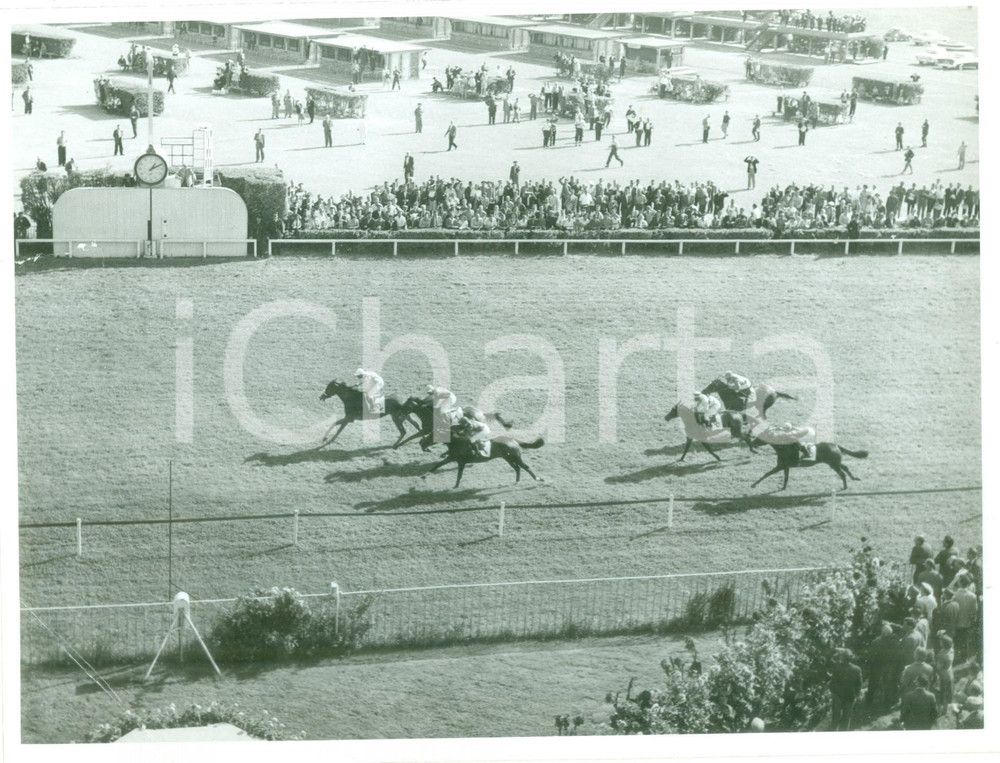 Fotografia d epoca originale 1959 CHATILLONSOUSBAGNEUX F Ippica Gara di galoppo Fotografia DANNEGGIATA 1