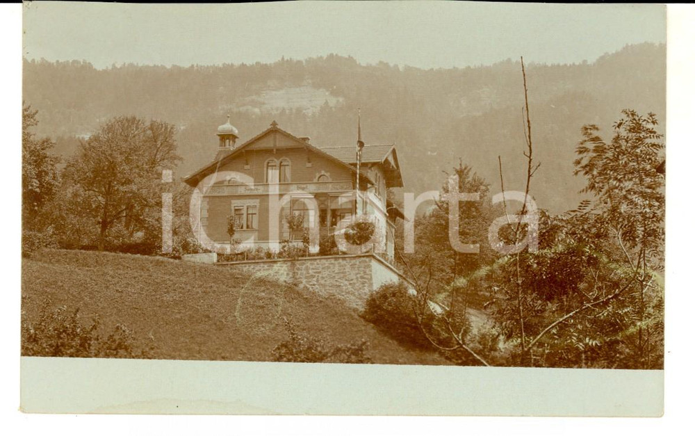 Cartolina originale da collezione 1910 ca BREGENZ AUSTRIA Villa SONNENHUGEL Cartolina postale FP NV 1