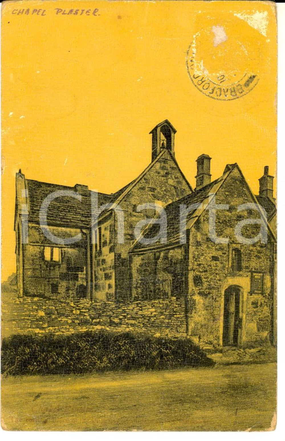 Cartolina originale da collezione 1911 BRADFORDONAVON UK A chapel VINTAGE postcard 1
