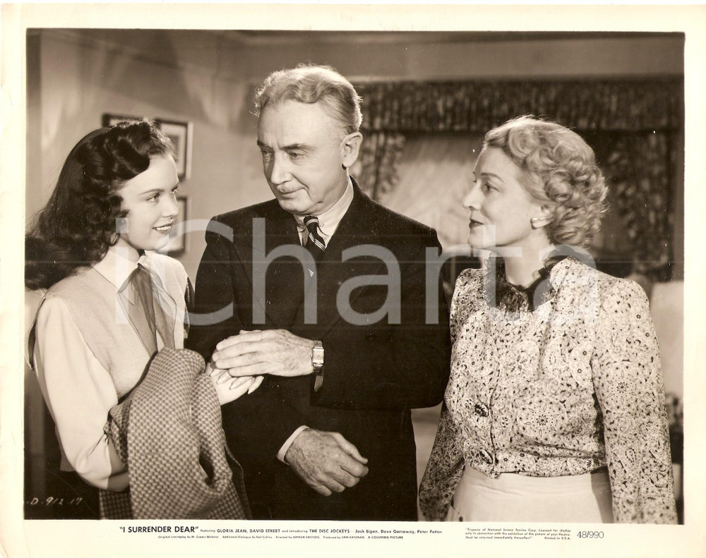 Fotografia d epoca originale 1948 I SURRENDER DEAR Gloria JEAN Robert Emmett KEANE Regina WALLACE Foto 1
