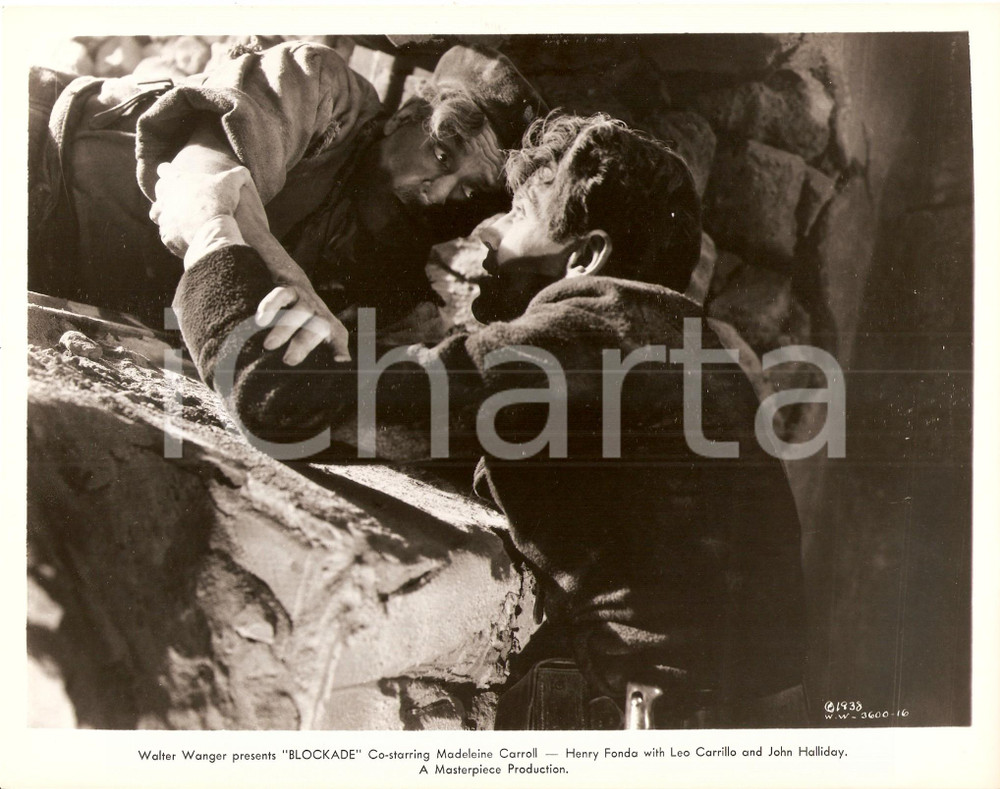 Fotografia d epoca originale 1938 BLOCKADE Evasione di carcerati Regia di William DIETERLE Foto 1