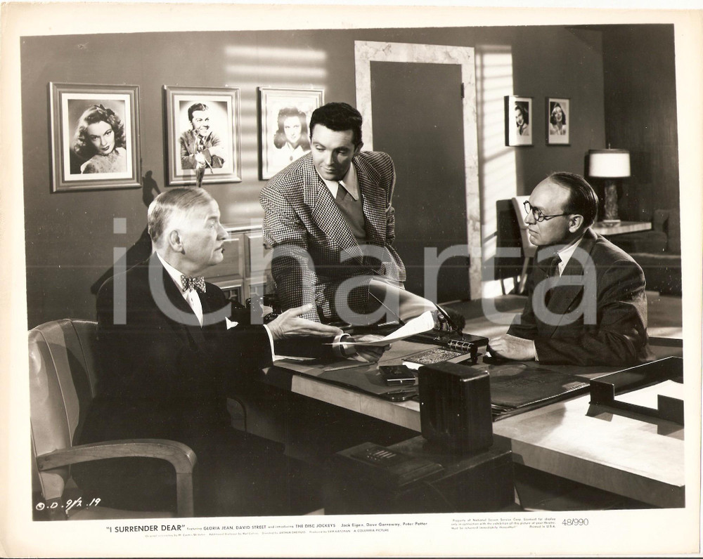 Fotografia d epoca originale 1948 I SURRENDER DEAR Robert Emmett KEANE David STREET Byron FOULGER Foto 1
