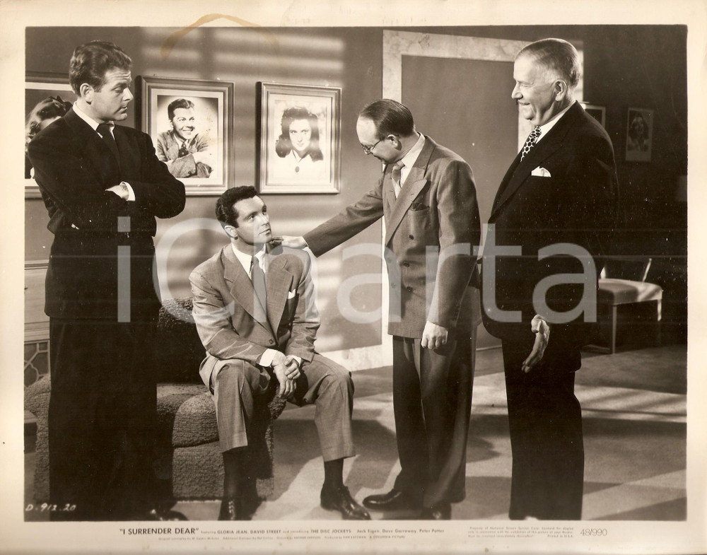 Fotografia d epoca originale 1948 I SURRENDER DEAR David STREET Byron FOULGER Don McGUIRE Foto 1