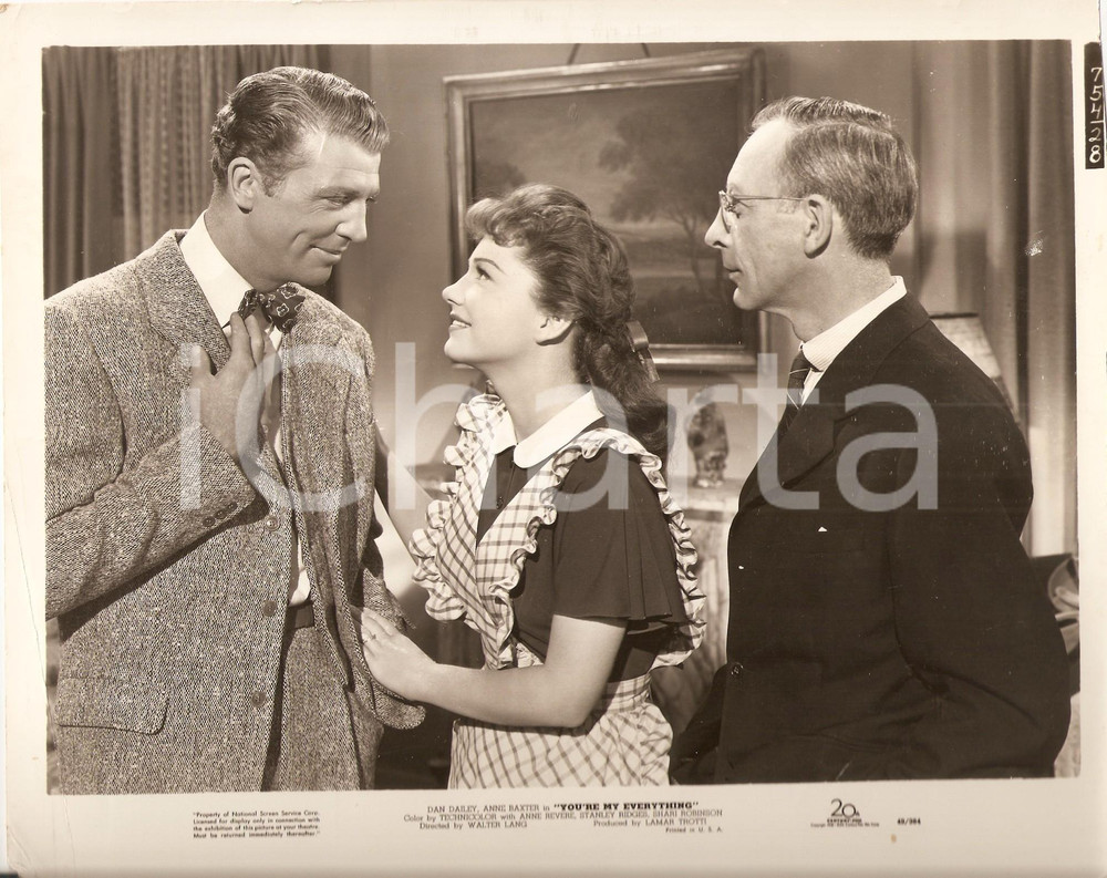 Fotografia d epoca originale 1949 YOU RE MY EVERYTHING Dan DAILEY Anne BAXTER Regia di Walter LANG Foto 1