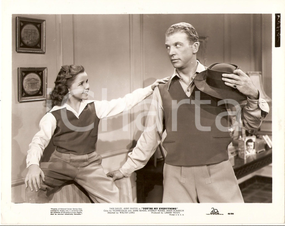 Fotografia d epoca originale 1949 YOU RE MY EVERYTHING Dan DAILEY Shari ROBINSON Regia di Walter LANG Foto 1