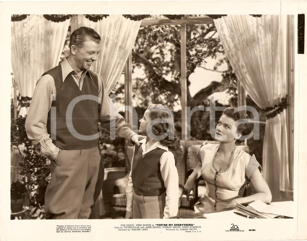 Fotografia d epoca originale 1949 YOU RE MY EVERYTHING Dan DAILEY Anne BAXTER Shari ROBINSON Foto 1