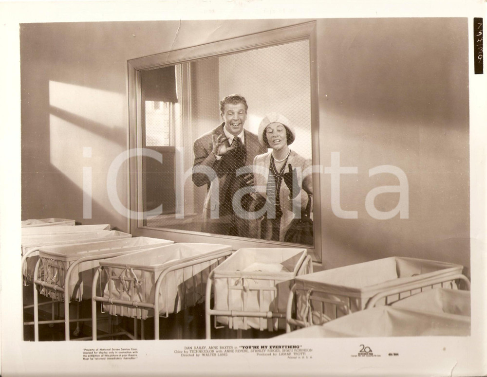 Fotografia d epoca originale 1949 YOU RE MY EVERYTHING Dan DAILEY Anne REVERE Reparto maternitÃ  Foto 1