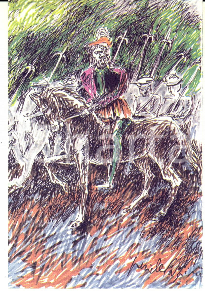 Cartolina originale da collezione 7/1983 Cartolina Pericle FAZZINI Francesco Guicciardini Edizione numerata n°122 1
