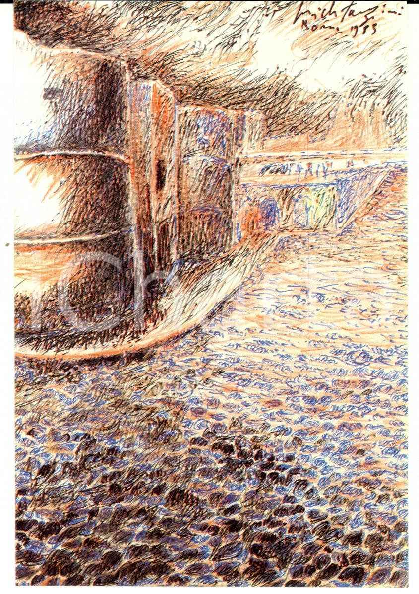 Cartolina originale da collezione 29/1983 Cartolina bozzetto Pericle FAZZINI Taranto Ed. numerata nÂ°0026 1