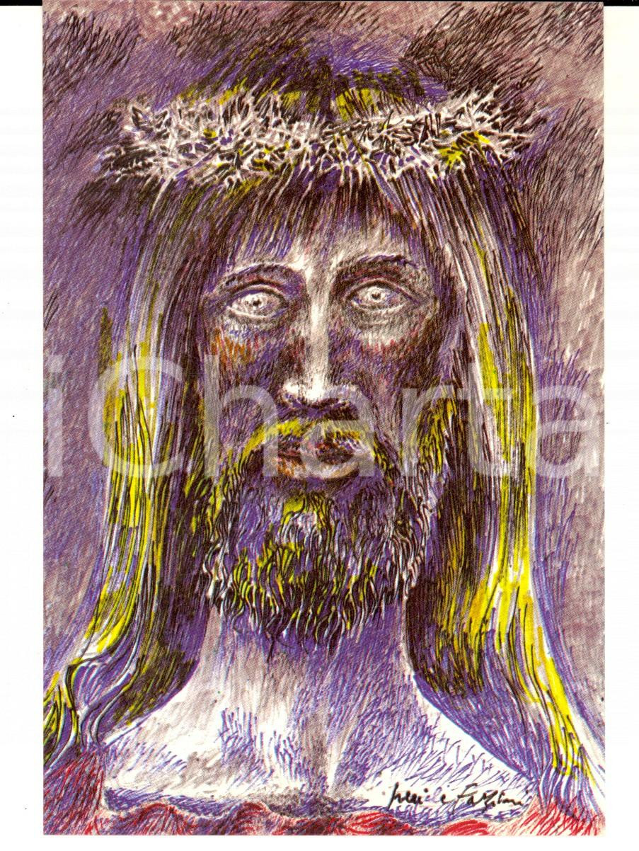 Cartolina originale da collezione 13/1983 Cartolina bozzetto Pericle FAZZINI Anno Santo Edizione numerata 0026 1