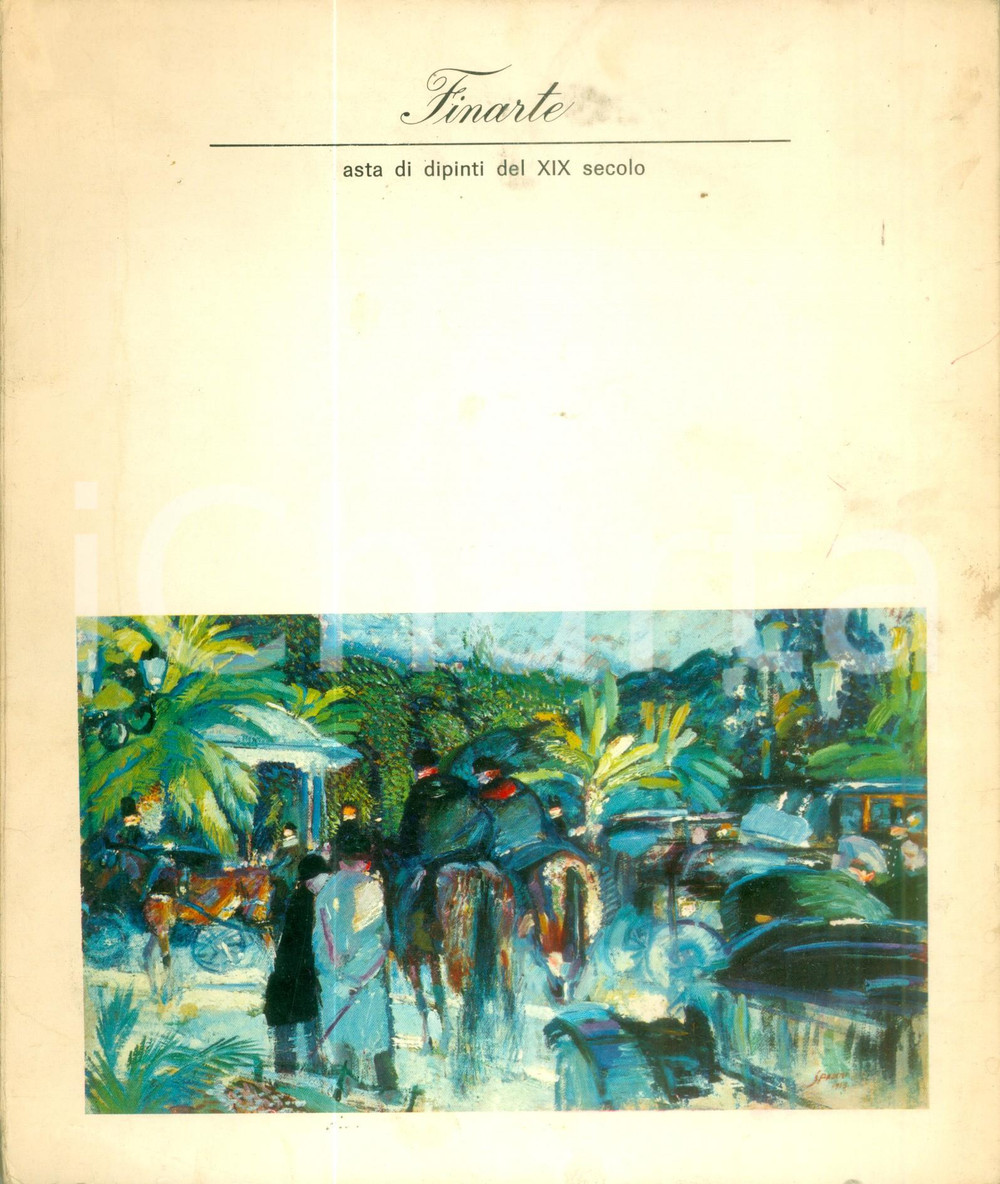 Libro, pubblicazione d epoca 1970 MILANO Istituto Finanziario per l Arte FINARTE Asta dipinti XIX secolo 1