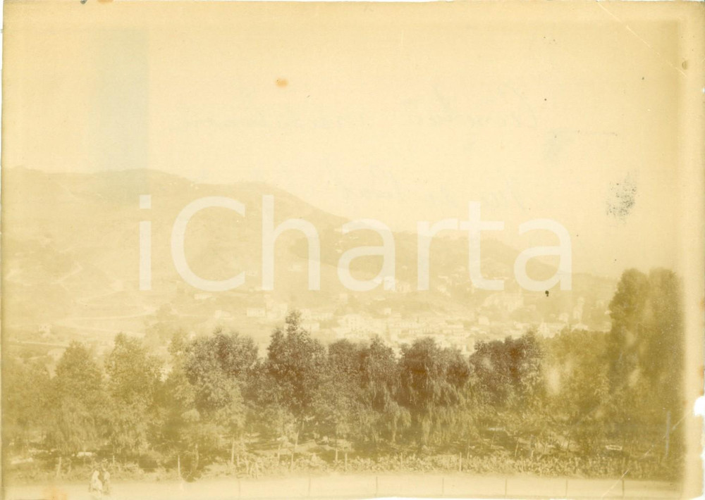 Fotografia d epoca originale 1892 BAB EL OUED ALGERIA Il cimitero musulmano Fotografia cm 17 x 12 1