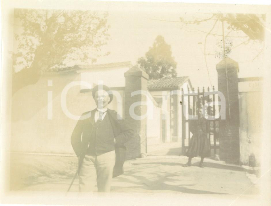 Fotografia d epoca originale 1892 ALGER ALGERIA Entrata ai depositi di BIRKADEM Fotografia cm 12 x 9 1