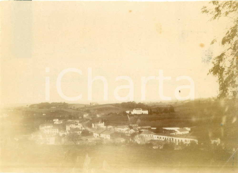 Fotografia d epoca originale 1894 BIRKADEM ALGERIE Panorama dalla Caserma CLAUZEL Fotografia cm 16 x 11 1